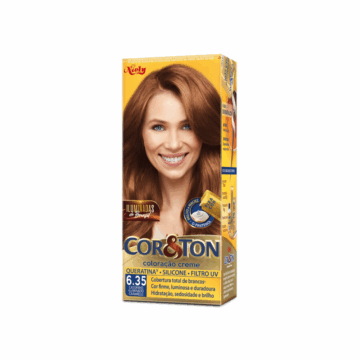Coloração Permanente Cor&Ton 6.35 Castanho Iluminado Caramelo