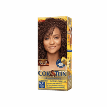 Coloração Permanente Cor&Ton 6.41 Castanho Iluminado Café