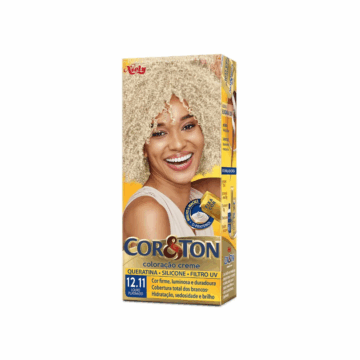 Coloração Permanente Cor&Ton 12.11 Louro Platinado