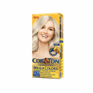 Coloração Permanente Cor&Ton 12.111 Louro Super Platinado