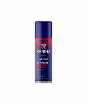 Spray Fixador Karina 12H AntiFrizz Fixação Normal 250ml - Imagem 1