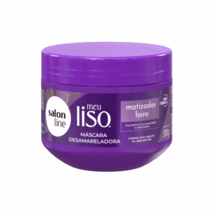 Máscara Salon Line Meu Liso Matizador Loiro 300g - Imagem 1