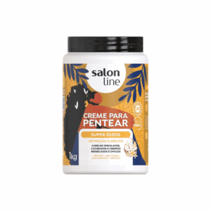 Creme Para Pentear Salon Line Super Óleos Com 1Kg - Imagem 1