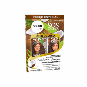 Kit Salon Line S.O.S Cachos Óleo de Coco - Imagem 1