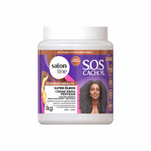 Creme Salon Line S.O.S Cachos Super Óleos 1kg - Imagem 1