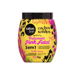 Creme Salon Line Cachos Sonhos Multy Pink Fatal 1kg - Imagem 1