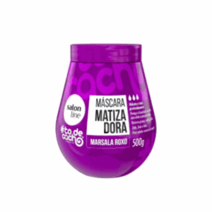 Máscara Matizadora Salon Line To de Cacho Marsala Roxo 500g - Imagem 1