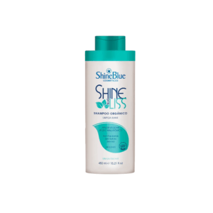 Shampoo Shine Blue Liss Selagem Organica Limpeza Suave 450ml - Imagem 2