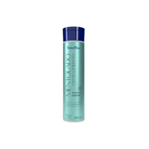 Shampoo Shine Blue Mentolado Menta Phiperita 300ml - Imagem 1