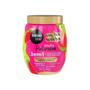 Creme Salon Line Cachos do Sonhos Melancia 3 em 1 1kg - Imagem 1