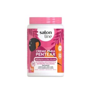 Creme Para Pentear Salon Line Definição Ultra Volume 1kg - Imagem 1