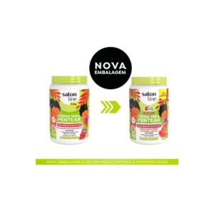 Creme Para Pentear Salon Line Melancia Kids Cachinhos Definidos 1kg - Imagem 3