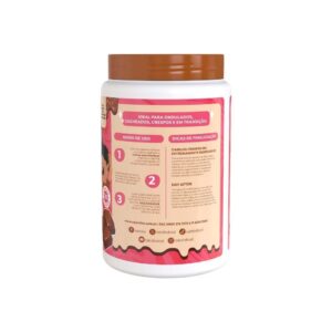 Creme para Pentear Salon Line Chocolate Kids Cachinhos Nutridos 1kg - Imagem 3