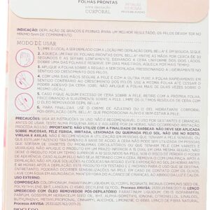 Folha de Depilação Depil Bella Pétalas de Rosas 16 Unidades - Imagem 3