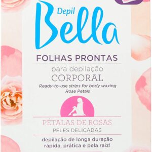 Folha de Depilação Depil Bella Pétalas de Rosas 16 Unidades - Imagem 4