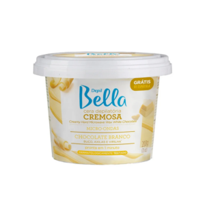 Cera de Microondas Depil Bella Chocolate Branco 200g - Imagem 3