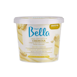 Cera de Microondas Depil Bella Chocolate Branco 100g - Imagem 3
