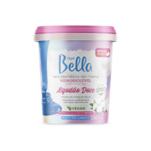 Cera Depil Bella Hidrossolúvel Algodão Doce 1.3Kg - Imagem 1