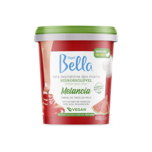 Cera Depil Bella Hidrossolúvel Melancia 600g - Imagem 1
