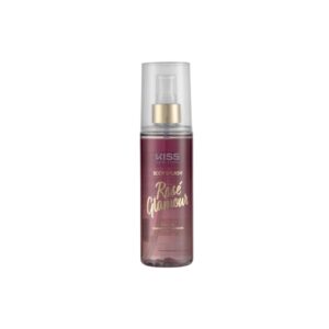 Body Splash Kiss New York Rose Glamour 200ml - Imagem 3