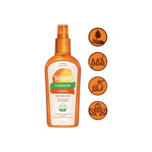 Clareador Corporal Sun In Com Hidratante 120ml - Imagem 3