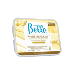 Cera Depil Bella Chocolate Branco 800g - Imagem 1
