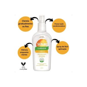 Clareador Capilar Sun In Com Hidratante 120ml - Imagem 2