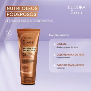 Condicionador Eudora Siàge Nutri Óleos Poderosos 200ml - Imagem 2