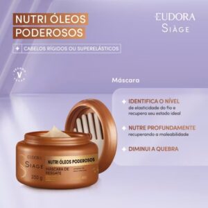 Máscara Eudora Siàge Nutri Óleos Poderosos 250g - Imagem 2