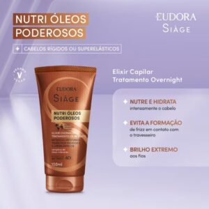 Elixir Overnight Eudora Siàge Nutri Óleos Poderosos 150ml - Imagem 2
