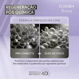 Máscara Eudora Siàge Regeneração Pós Química 250g - Imagem 2