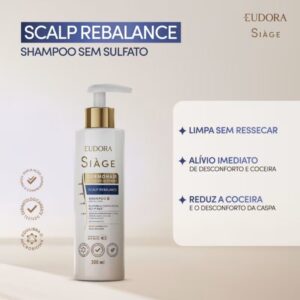 Shampoo Eudora Siàge Dermo Hair Scalp Rebalance 300ml - Imagem 2
