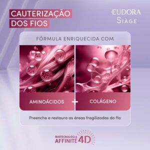 Shampoo Eudora Siàge Cauterização dos Fios 250ml - Imagem 3