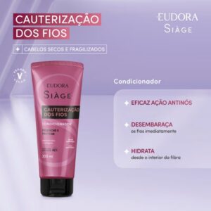Condicionador Eudora Siàge Cauterização dos Fios 200ml - Imagem 2