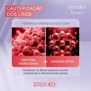 Shampoo Eudora Siàge Cauterização dos Lisos 250ml - Imagem 3