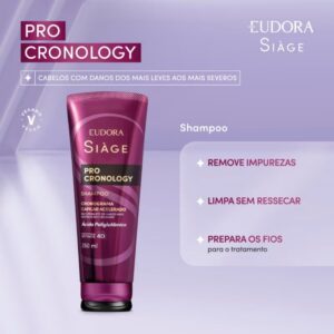 Shampoo Eudora Siàge Pro Cronology 250ml - Imagem 2