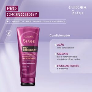 Condicionador Eudora Siàge Pro Cronology 200ml - Imagem 2