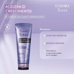 Shampoo Eudora Siàge Acelera o Crescimento 250ml - Imagem 2