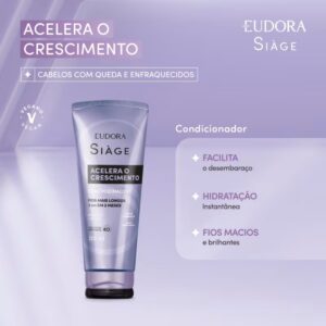 Condicionador Eudora Siàge Acelera O Crescimento 200ml - Imagem 2