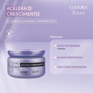 Máscara Eudora Siàge Acelera o Crescimento 250g - Imagem 2