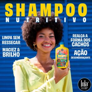 Shampoo Lolla Bossa Crespos e Cachos 500ml - Imagem 2