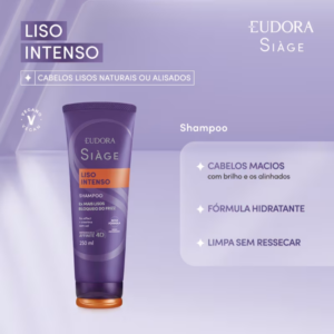Shampoo Eudora Siàge Liso Intenso 250ml - Imagem 2