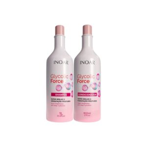 Kit Inoar Glycolic Force Shampoo 1L+ Condicionador 800ml - Imagem 1