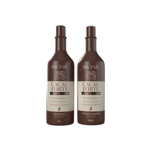 Kit Inoar Cacau Forte Shampoo 1L + Condicionador 800ml - Imagem 1