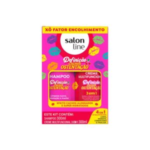 Kit Salon Line Definição Cachos Ostentação 300ml - Imagem 1