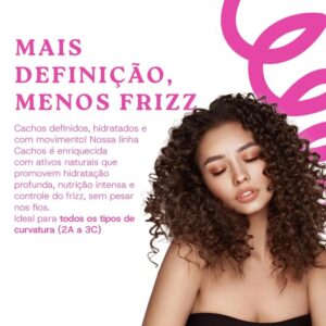 Shampoo Apice Cachos Nutritivos 300ml - Imagem 3
