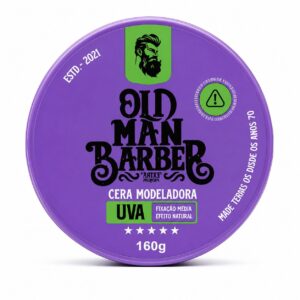 Cera Modeladora Uva Old Man Barber 160g - Imagem 3