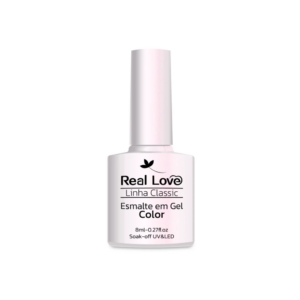 Esmalte Real Love Linha Classic Branco Glitter 8ml - Imagem 4