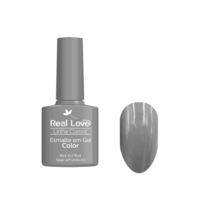 Esmalte Real Love Linha Classic Cinza 8ml - Imagem 2