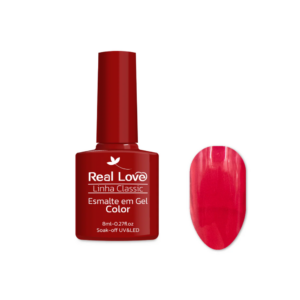 Esmalte Real Love Linha Classic Vermelho Transparente 8ml - Imagem 3